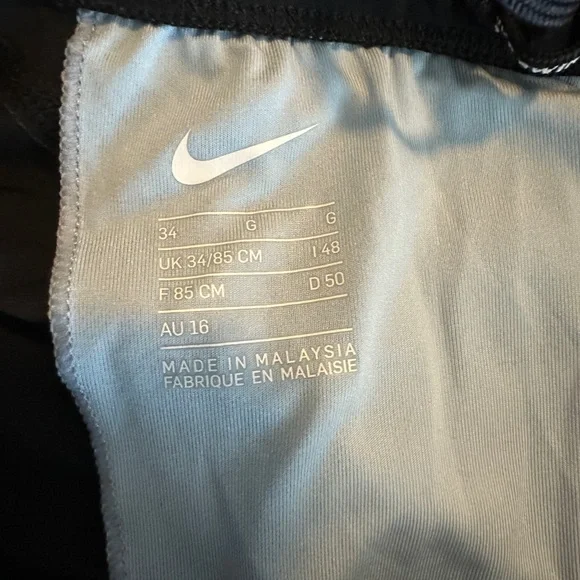 Nike Men's Large Black and Blue Swim Shorts - Picture 3 of 3
